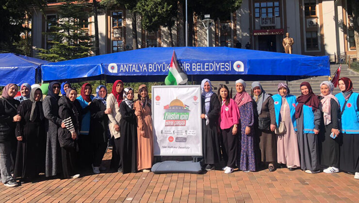 Akseki’den Filistin’e anlamlı destek