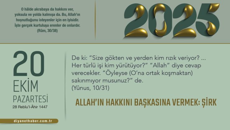 Allah’ın Hakkını Başkasına Vermek: Şirk