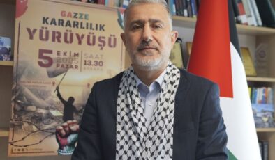 Ankara’da ‘Gazze Kararlılık Yürüyüşü’ düzenlenecek