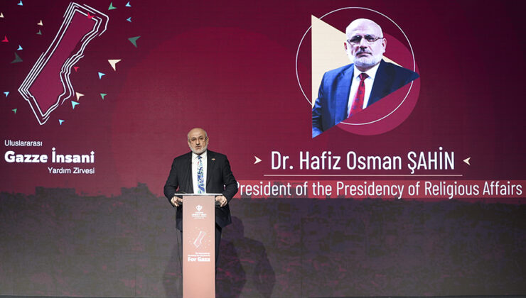 Dr. Şahin: Gazze’nin değil, bütün insanlığın sınavı