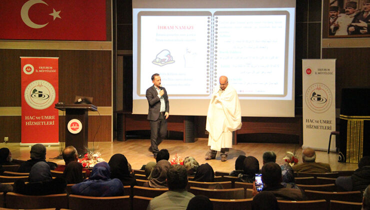 Erzurum’da umreciler bilgilendirildi