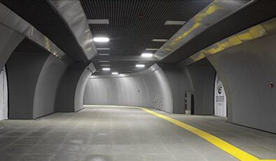 Metro tünellerine olağanüstü durumlarda yaklaşık 1,4 milyon kişi sığınabilecek