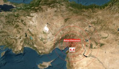 Osmaniye’de 4,4 büyüklüğünde deprem