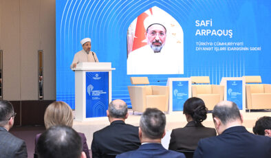 Başkan Arpaguş, Bakü’de “Din Adamları 2. Forumu”nda konuştu