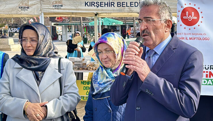 Kırşehir’de Gazze’ye destek için “Hayır Çarşısı” kuruldu