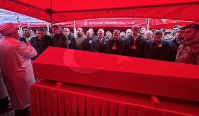 Şehit olan polis memuru Albayrak memleketi Samsun’da defnedildi