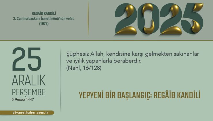 Yepyeni Bir Başlangıç: Regâib Kandili
