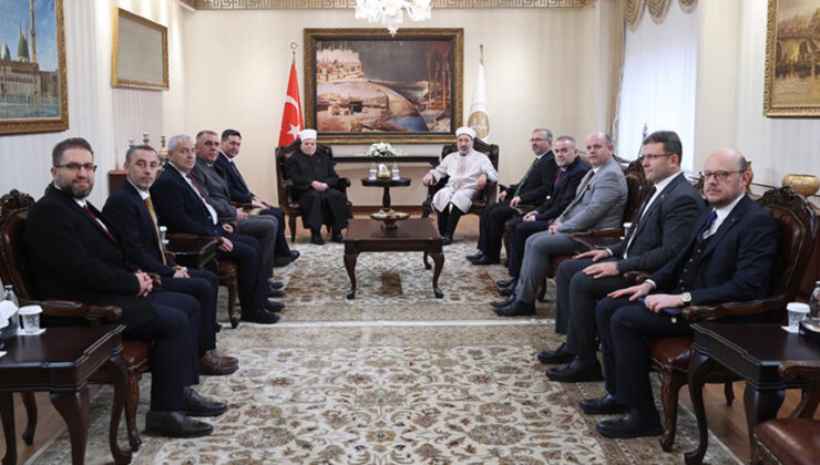 Başkan Arpaguş, Kuzey Makedonya İslam Dini Birliği Başkanı Fetai’yi kabul etti