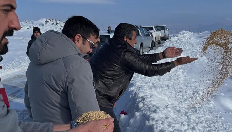 Çaldıran’da din görevlileri doğaya yem bıraktı