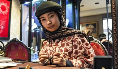 Müslüman olan Japon öğrenci, Türk sanatlarına gönül verdi