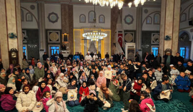 Pamukkale’de çocuklar camide buluştu