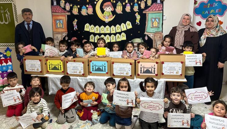 Anamurlu minikler “iyilik kolisi” hazırladı