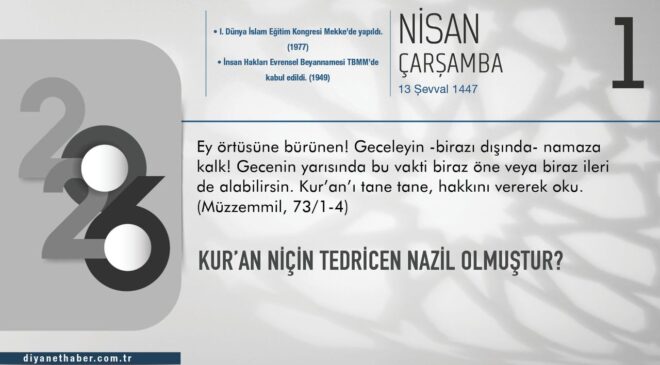 Kur’an Niçin Tedricen Nazil Olmuştur?