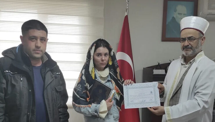 Mersin’e çalışan Rus kadın Müslüman oldu