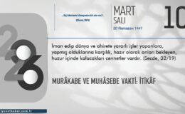 Murâkabe Ve Muhâsebe Vakti: İtikâf