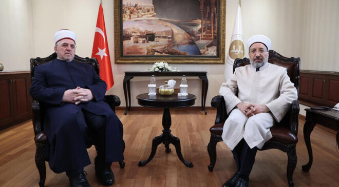 Başkan Arpaguş, Kosova İslam Birliği Başkanı Ternava’yı kabul etti