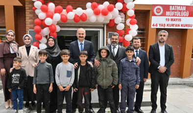 Batman’da 4-6 Yaş Kur’an kursları hizmete açıldı