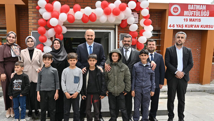 Batman’da 4-6 Yaş Kur’an kursları hizmete açıldı