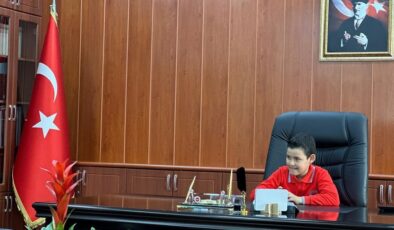 Çocuklar müftülükte ağırlandı