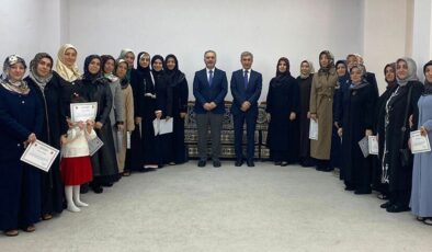 Çorum’da din gönüllülerine “Teşekkür Belgesi” verildi