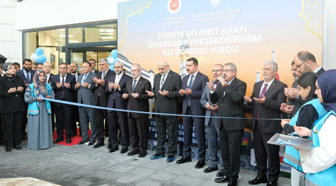 Diyarbakır’da TDV Kız Öğrenci Yurdu hizmete açıldı