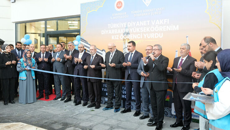 Diyarbakır’da TDV Kız Öğrenci Yurdu hizmete açıldı