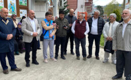 Giresun’da hacı adayları dualarla yola çıktı
