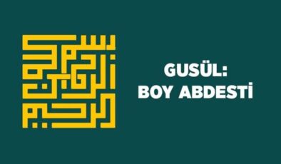 Gusül: Boy Abdesti