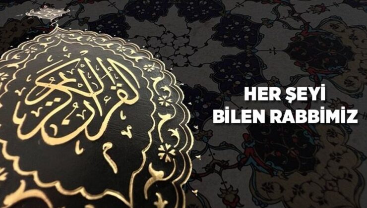 Her şeyi bilen Rabbimiz