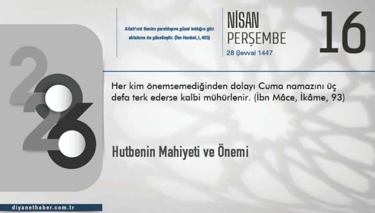 Hutbenin Mahiyeti ve Önemi