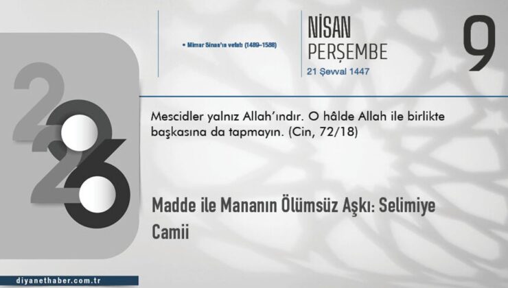 Madde ile Mananın Ölümsüz Aşkı: Selimiye Camii