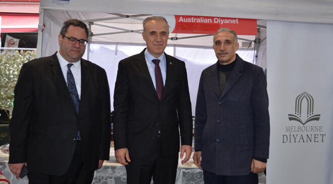 Melbourne’de Diyanet standına yoğun ilgi