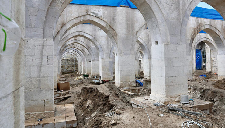 Sivas’taki 829 yıllık Ulu Camii’nin restorasyonu devam ediyor