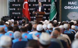 Başkan Arpaguş, hac organizasyonunda görevli personelle bayramlaştı