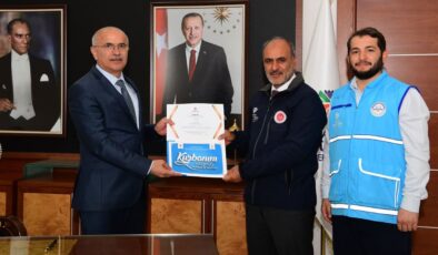Belediye Başkanı Er’den TDV’ye destek