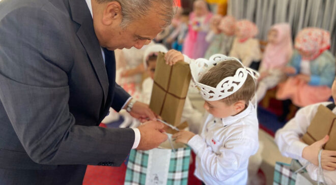 Bozkurt’ta minikler Kur’an’a geçmenin sevincini yaşadı