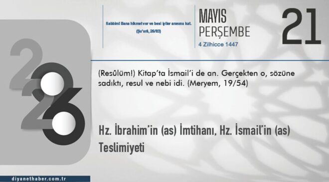 Hz. İbrahim’in (as) İmtihanı, Hz. İsmail’in (as) Teslimiyeti
