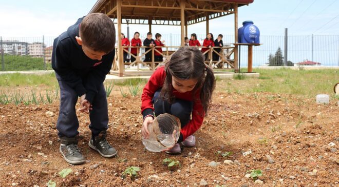 İlkokul öğrencilerine “su bilinci” aşılanıyor
