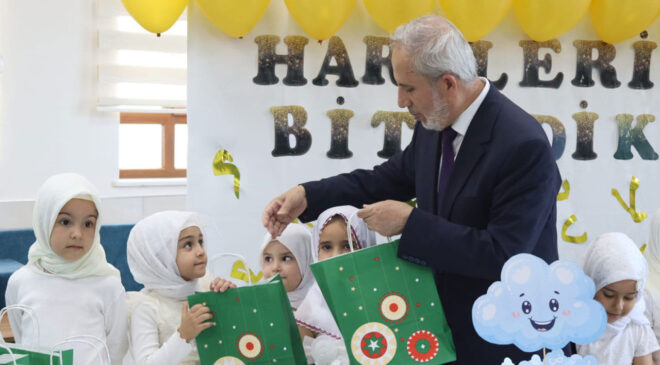 Kazancıoğlu 4-6 Yaş Kur’an Kursunda minikler Kur’an’a geçti