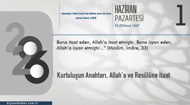 Kurtuluşun Anahtarı, Allah’a ve Resûlüne İtaat