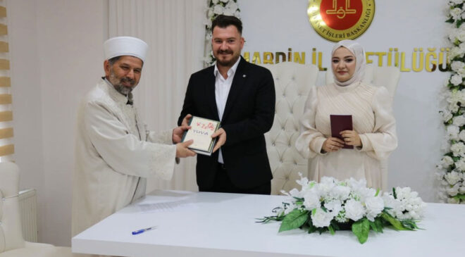 Mardin İl Müftülüğü Nikah Salonu hizmete açıldı