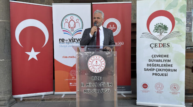 Rize’de Çedes yıl sonu programı gerçekleştirildi