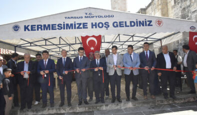 Tarsus’ta hayır kermesi açıldı