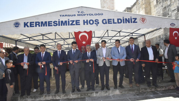 Tarsus’ta hayır kermesi açıldı