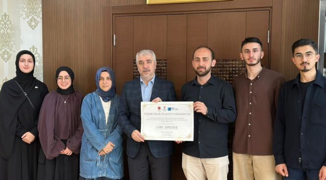 Üniversiteli gençlerden Filistin’e dev destek