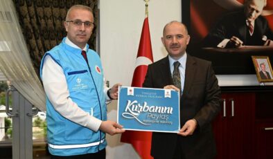 Vali Serdengeçti’den TDV’ye kurban vekaleti