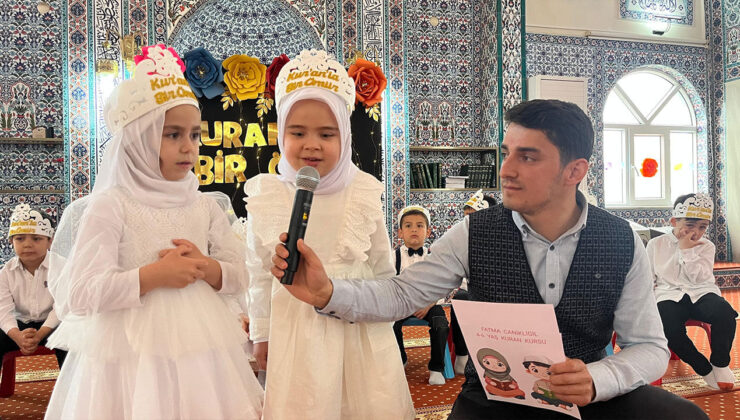 Yakakent’te minikler Kur’an’a geçti