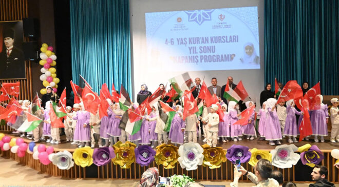 4-6 Yaş Kur’an kurslarında yıl sonu coşkusu yaşandı