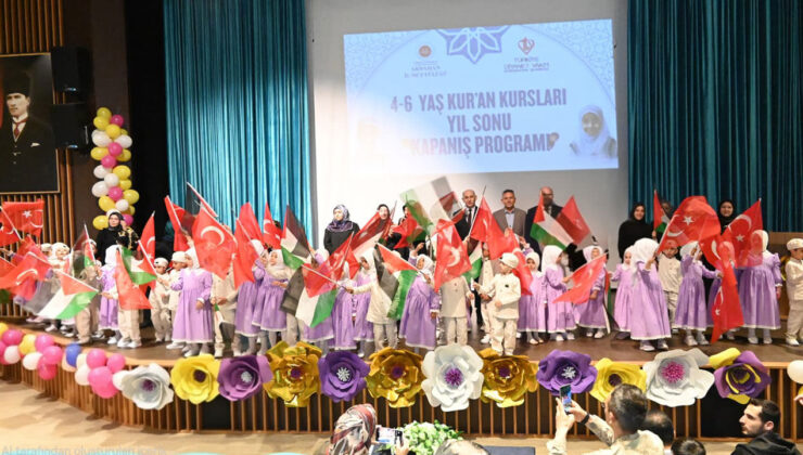 4-6 Yaş Kur’an kurslarında yıl sonu coşkusu yaşandı