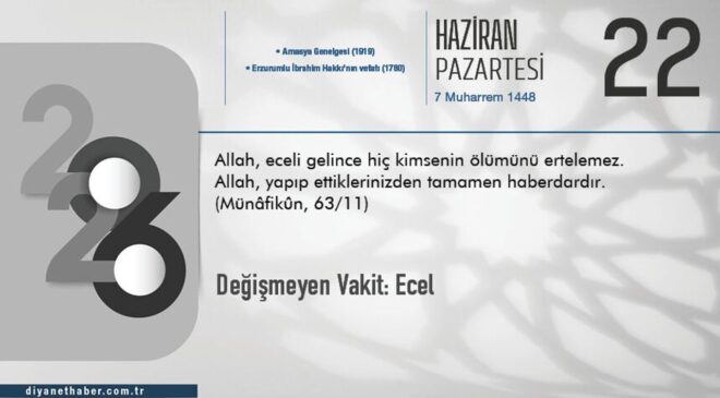 Değişmeyen Vakit: Ecel